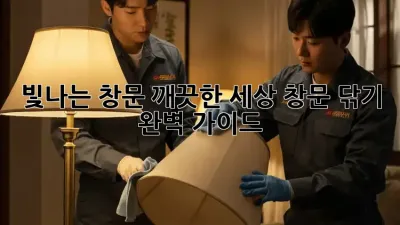 빛나는 창문, 깨끗한 세상: 창문 닦기 완벽 가이드 ✨