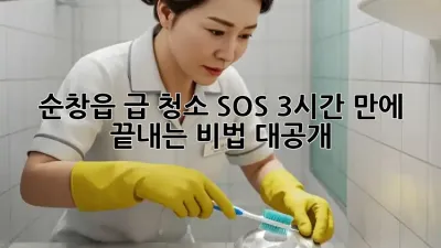 순창읍 급 청소 SOS🚨 3시간 만에 끝내는 비법 대공개!